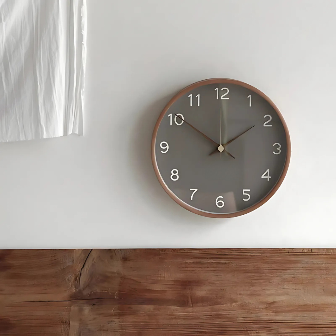 Transzendieren | Moderne Wanduhr mit lautlosem Uhrwerk 3