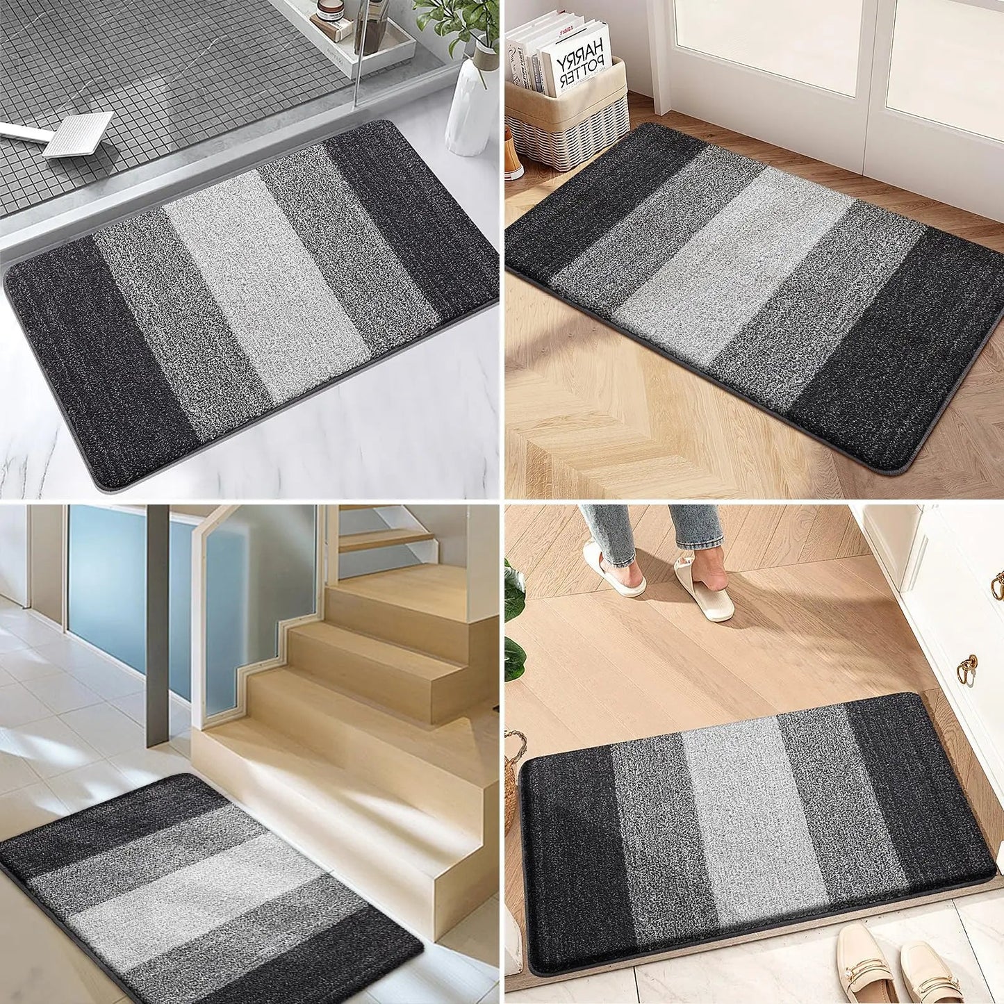 Waschbare Fußmatte | Wasserabsorbierender Eingangsteppich 2