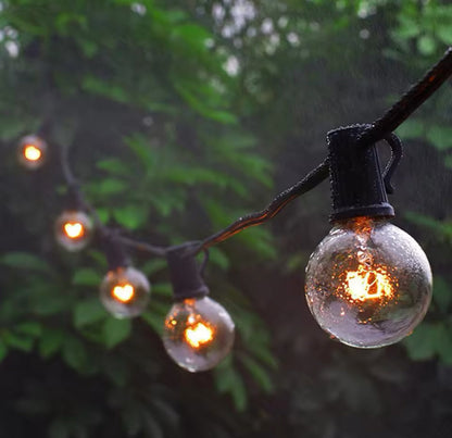 Wetterfeste LED Lichterkette | Außenbeleuchtung Warmweiß 2